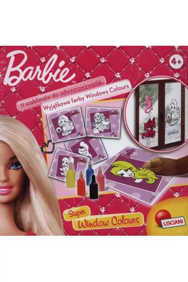 Zestaw art & Craft Barbie farbki Lisciani