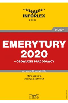 eBook Emerytury 2020 – obowizki pracodawcy pdf