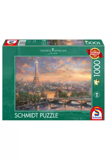 Puzzle 1000 el. Pary� - miasto mi�o�ci Schmidt - Thomas  Kinkade