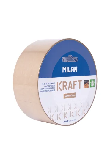 Milan Ta�ma pakowa papierowa Kraft 50mm x 50m
