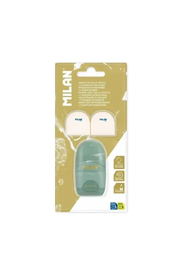 Temper�wko-gumka + 2 gumki zapasowe MILAN