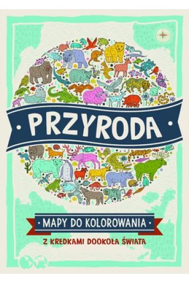 Przyroda mapy do kolorowania z kredkami dooko�a �wiata