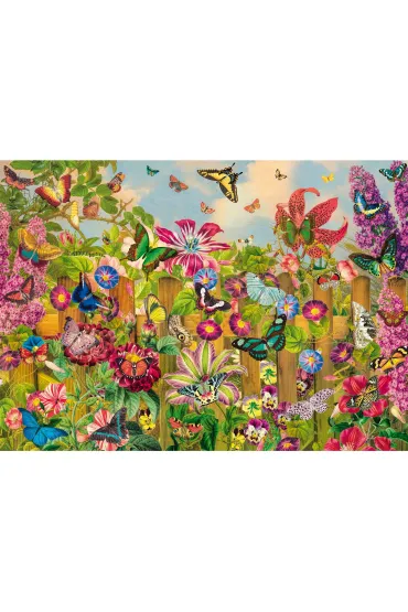Puzzle PQ 2000 el. Ogr�d motyli Schmidt
