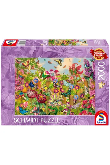 Puzzle PQ 2000 el. Ogr�d motyli Schmidt