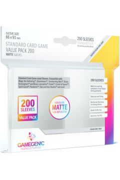 Gamegenic: Matte Value Sleeving Pack 66 x 91 mm 200 szt.