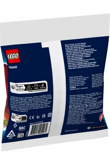 LEGO DREAMZzz Plecak odrzutowy z dopalaczami Zoey 30660