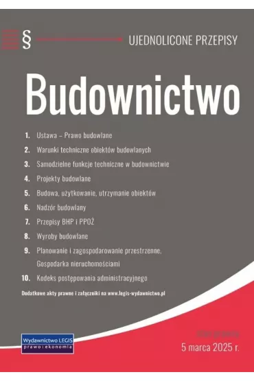 Budownictwo - ujednolicone przepisy