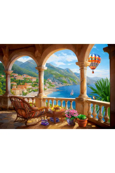 Puzzle 2000 el. Montenegro Meditation Castorland
