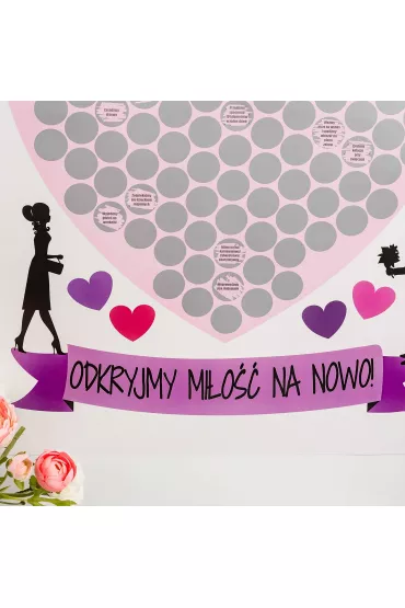 Plakat ze zdrapk� dla par #100naszychRandek