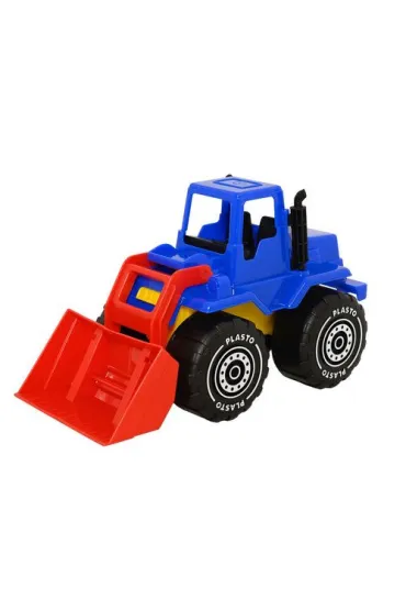adowacz czoowy 30 cm w pudeku kolor niebiesko-czerwony PLASTO