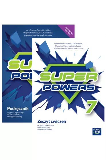 Pakiet Super Powers 7 NEON. Podr�cznik i zeszyt �wicze� do j�zyka angielskiego dla klasy si�dmej szko�y podstawowej - Jon Hird, Aleksandra Dziewicka, Kevin Hadley, Jayne  Freeman-Zolotenki