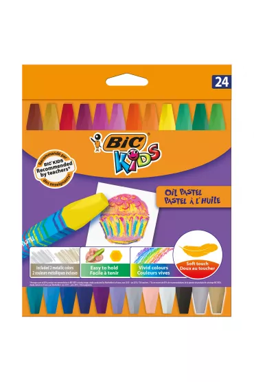 Bic Pastele olejne 24 kolor�w