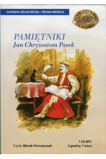 Audiobook Pami�tniki mp3 - Jan Chryzostom Pasek