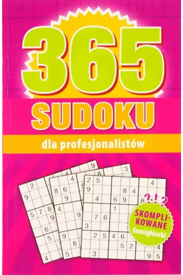 365 Sudoku dla profesjonalist�w