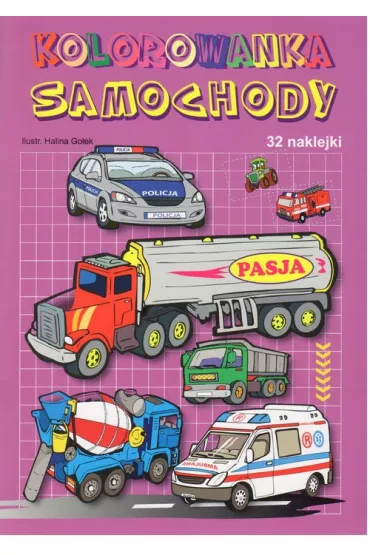 Pojazdy. Kolorowanka