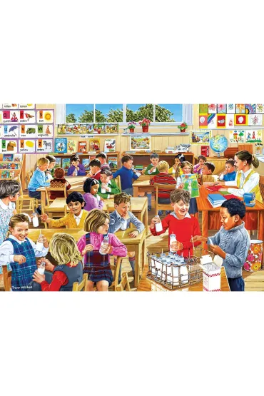 Puzzle 4x500  Szkolne dni 111819 Gibsons
