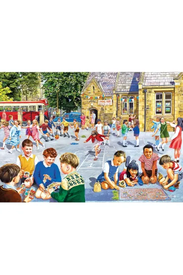 Puzzle 4x500  Szkolne dni 111819 Gibsons