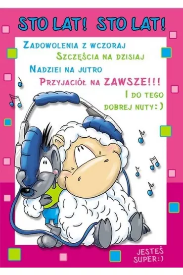 Stamp Karnet Smile B6 + koperta. Wz�r nr 03 Urodziny
