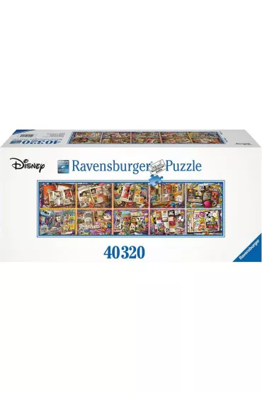 Puzzle 40320 el. Z Mikim przez lata Ravensburger