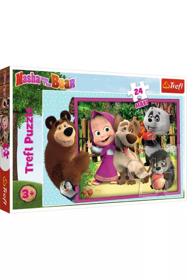 Puzzle maxi 24 el. Masza i Nied�wied� Trefl