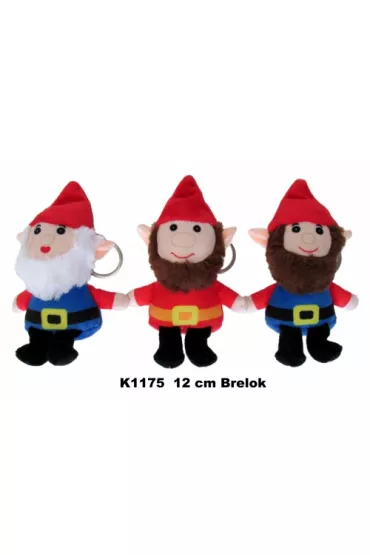 Sun-Day Brelok krasnal 12cm MIX