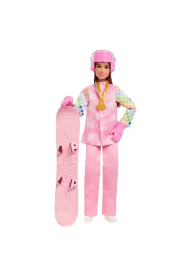 Barbie Careers Snowboarder Doll in Pink Jacket Mattel