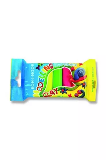 Koh-I-Noor Plastelina fluorescencyjna 5x20g