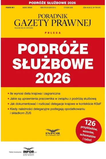 Podr�e s�u�bowe 2026. Podatki 1/2026