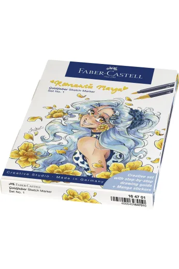 Faber-Castell Pisak Goldfaber dwustronny 8 pisak�w + akcesoria