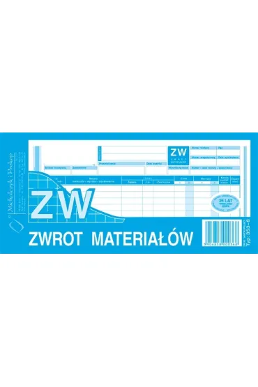 Zwrot materia��w 353-8
