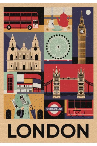 Puzzle 1000 el. Compact London Clementoni
