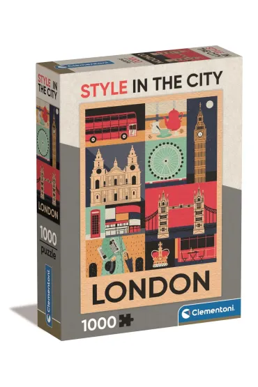 Puzzle 1000 el. Compact London Clementoni