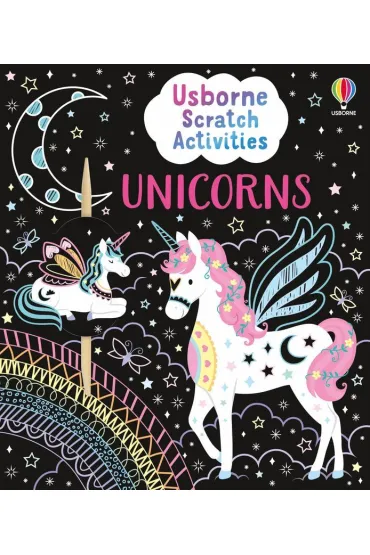 Unicorns. Usborne Scratch Activities wer. angielska - Rosie Dickins, Klara  Hawkins
