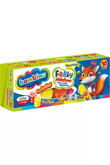 St. Majewski Farby plakatowe Bambino Deco 10 x 20 ml