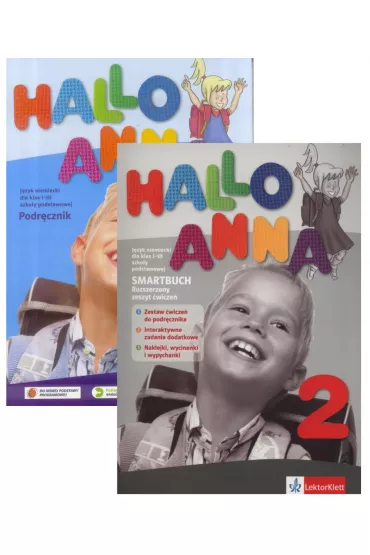 Hallo Anna 2. Podr�cznik i rozszerzony zeszyt �wicze� do j�zyka niemieckiego dla klas 1-3 szko�y podstawowej - Olga Swerlowa