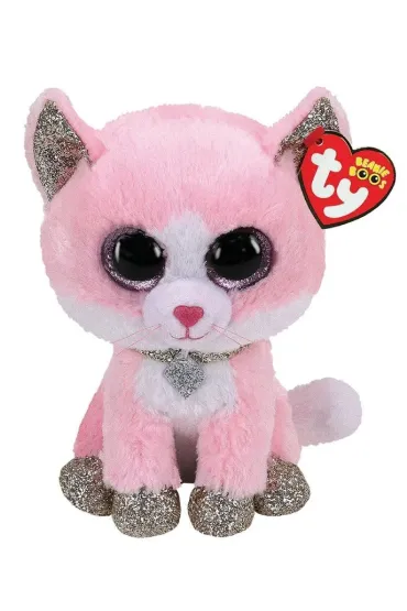 Beanie Boos Fiona. R�owy kot 24 cm Ty