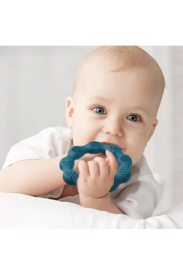 Babyono Gryzak silikonowy Ring