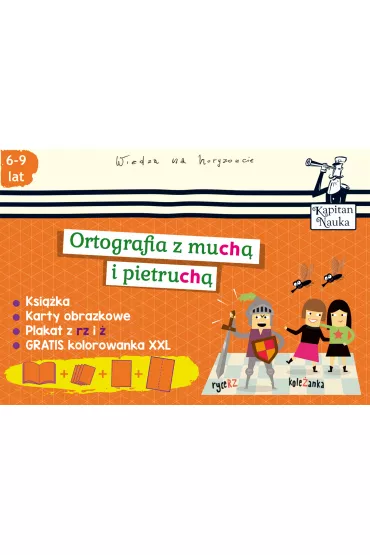 Kapitan Nauka. Pakiet Ortografia z much� i pietruch�