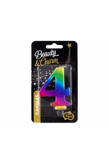 Godan �wieczka cyferka 4, Galaxy PF-SCG4 8cm