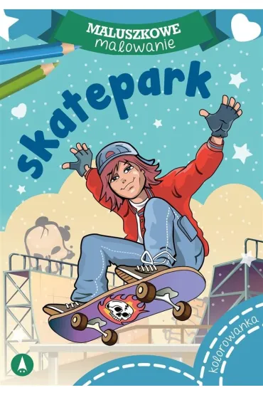 Maluszkowe malowanie. Skatepark