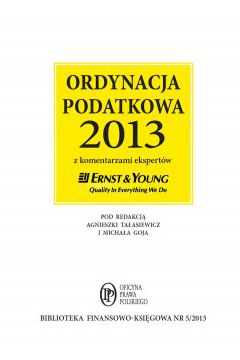 eBook Ordynacja podatkowa 2013 wraz z komentarzem ekspertw Ernst & Young pdf