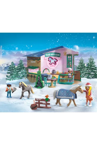 Playmobil Horses of Waterfall �wi�teczne wypieki w kawiarni je�dzieckiej 71952