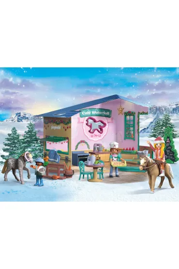 Playmobil Horses of Waterfall �wi�teczne wypieki w kawiarni je�dzieckiej 71952