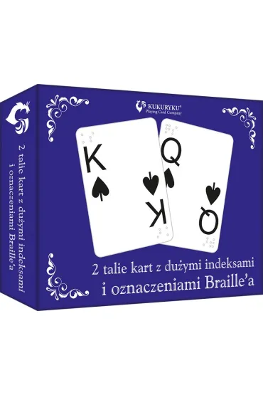 Karty z du�ymi indeksami i znakami Braille`a