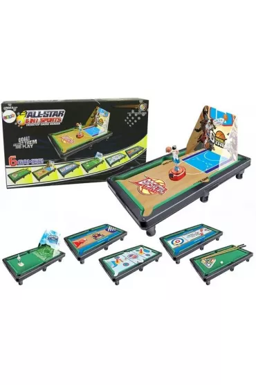 Zestaw 6 gier sportowych zr�czno�ciowych LeanToys