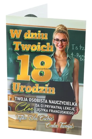Yeku Karnet Urodziny 18