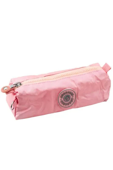 LeanToys Pi�rnik szkolny jednokomorowy r�owy 21.5cm