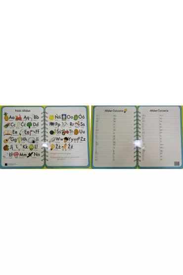 Art-Map Podk�adka dwustronna laminowana. Alfabet