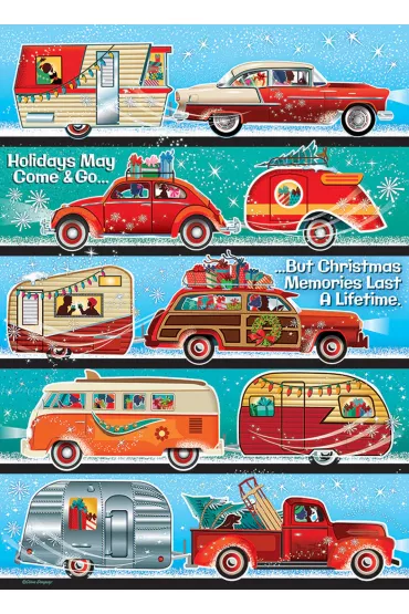 Puzzle 1000 el. �wi�teczna podr� Cobble Hill - Diane  Dempsey