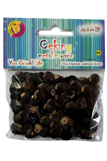 Aliga Cekiny metalizowane 8 mm, 8g